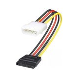 Dişi sata power erkek ide power kablo sata dişi molex erkek power kablo 30 cm