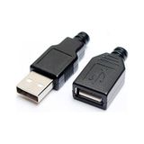 Dişi Usb-Erkek Usb Şarj Soketi 2 A Tipi Erkek Soket 2 Dişi Soket