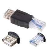 Dişi Usb Ethernet Aparat Çevirici Rj 45 dişi usb erkek internet jack