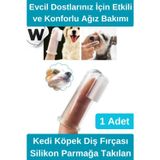 #DişKaşımaFırçası Özel Üretim Kedi Köpek Diş Fırçası Şeffaf Silikon Parmağa Takılan Ağız Bakım Apara