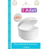 #Dişkutusu Hijyenik Şeffaf Plastik Sağlam Kapaklı Geniş Hazneli Diş Saklama Kutusu Büyük Boy - 1 Adet