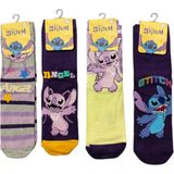 Disney Angel Stitch Baskılı Lisanslı 4lü Soket Çorap - 31 - 34 - Asorti