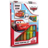 Disney Cars Şimşek Mc Queen Eğitici ve Eğlenceli Kum Boyama Seti-Red Castle DS-29