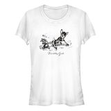 Disney Classics Bambi Arkadaşlık Kadın Bisiklet Yaka T-Shirt Beyaz S
