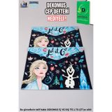 Disney "DEKOMUS CEP DEFTERİ HEDİYELİ" LİSANSLI FROZEN ELSA 2'Lİ ÇITÇITLI DOSYA