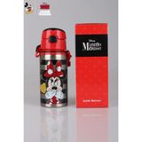 Disney Dekomus Ile Lisanslı Mınnıe Mouse Çelik Matara 500 ml - Kırmızı - 1