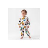 Disney Erkek Bebek Lisans Eşofman Takımı Lisans Baskılı Bisiklet Yaka Long Sleeve Ribanalı
