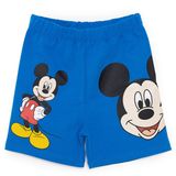 Disney Erkek Bebek Lisans Şort Baskılı Reçme - Mavi