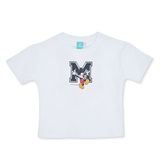 Disney Erkek Bebek Lisans Tişört Baskılı Bisiklet Yaka Short Sleeve - Beyaz