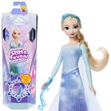 Disney filminden ilham alan Mattel Disney Karlar Ülkesi Eğlenceli Sürprizler Elsa bebek seti, 5 aksesuar, 5 çıkartma ve 1 oyun alanı içeren 11 sürpriz, JBG59