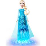 Disney Frozen Disney Karlar Ülkesi Şarkı Söyleyen Işıklı Elsa Bebek JLJ07 - Renkli