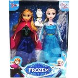 Disney Frozen Elsa Anna Olaf Oyuncak Bebek Seti
