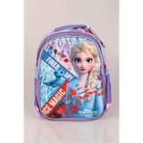 Disney Frozen Elsa Lisanslı Büyük Boy Okul Çantası, Mor