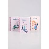 Disney Frozen Elsa Lisanslı Spiralli A6 80 Yaprak Bloknot, Çok Renkli