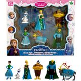Disney Frozen Elsa Olaf Karlar Ülkesi Oyuncak Prenses Seti 8cm - Renkli
