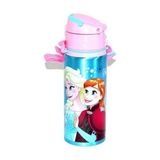 Disney Frozen Hakan Çanta Frozen Pipetli Okul Suluğu Çelik Matara 97826 Orjinal