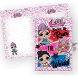 Disney Frozen L.o.l. Slim Kilitli Hatıra Defteri - Pembe