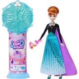 Disney Frozen Mattel Disney Karlar Ülkesi Sürpriz Takılar™ Anna Bebek | Değerli Taş Kutusu Dahil 8 Sürpriz ve 10 Aksesuar JJY37