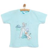 Disney Frozen Tshirt Kız Bebek - 1,5 Yaş - Açık Mavi