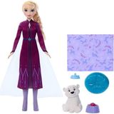 Disney Karlar Ülkesi Elsa Bebek ve Yavru Ayıcık Figürü, Ayıcığın Yatağı ve Battaniyesi Da