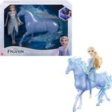 Disney Karlar Ülkesi Elsa ve Güzel Atı Nokk Disney Karlar Ülkesi Oyuncakları, Elsa Bebek ve Su - Çok Renkli