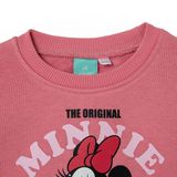 Disney Kız Bebek Lisans Eşofman Takımı Baskılı Bisiklet Yaka Long Sleeve Lastikli - Pembe