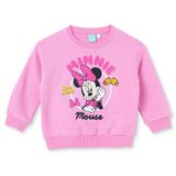 Disney Kız Bebek Lisans Sweatshirt Baskılı Bisiklet Yaka Long Sleeve - Pembe