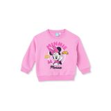 Disney Kız Bebek Lisans Sweatshirt Lisans Baskılı Bisiklet Yaka Long Sleeve