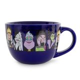 Disney Kötü Adamları Yakın Çekim Panelleri Seramik Çorba Kupası | 680 ml