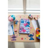Disney Lisanslı Stitch & Angel A5 Ayraçlı Çizgili Telli Not Defteri