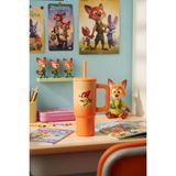 Disney Lisanslı Zootropolis Nick Wilde Çelik Matara – Saplı & Pipetli Tasarım