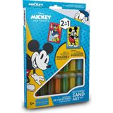 Disney Mickey Mouse Eğitici ve Eğlenceli Kum Boyama Seti-Red Castle DS-01