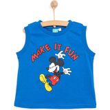 Disney Mickey Mouse Erkek Atlet Tshirt Erkek Bebek - Mavi - 1,5 Yaş