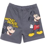 Disney Mickey Mouse Erkek Şort Erkek Bebek - 2 Yaş - Koyu Gri