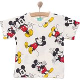 Disney Mickey Mouse Erkek Tshirt Erkek Bebek - Bej - 2 Yaş