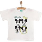 Disney Mickey Mouse Erkek Tshirt Erkek Bebek - Beyaz - 2 Yaş