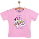 Disney Minnie Mouse Kız Tshirt Kız Bebek - Açık Pembe - 1,5 Yaş
