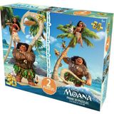 Disney Moana 200 Parça 3D Ikili Puzzle - Standart