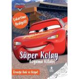 Disney Pixar Arabalar - Süper Kolay Boyama Kitabı - Çıkartma Hediyeli! Örneğe Bak ve Boya!