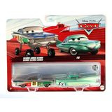 Disney Pixar Cars Cars 3 Metal Saludos Amigos Ramone Flo 155 Diecast Car 2-Pack Mattel