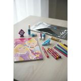 Disney Prenses Lisanslı Çizim Çantası – Boyama Kitabı & Sticker & Pastel Boya