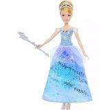 Disney Prensesi Cinderella Sihirli Değnek Sallandığında Işıkları Yanan Ve Sesler Çıkaran Elbisesi İle, Filmden İlham Alan Balo Elbiseli Cinderella, Jbf94