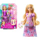 Disney Prensesi Oyuncakları, 2 Farklı Görünüme Sahip Rapunzel Bebek, 9 Aksesuar, Takılıp Çı