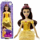 Disney Princess HLW11 Belle Model Bebek Parıltılı Sarı Kıyafet ve Uzun Saçlarla 32,4 cm