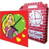 Disney Rapunzel Saat (Clock) Kum Boyama Seti-Red Castle S-0013