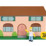 Disney Simpsons Oturma Odası Diorama House Oyun Seti, 2,5 İnç Ölçekli Homer Aksiyon Figürü ve Aksesuarları