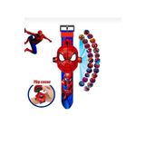 Disney Spiderman Erkek Çocuk Figürlü Projeksiyonlu Dijital Kol Saati