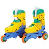Disney Stitch 3 Tekerlekli Inline Paten - 29-32 Numara Ayarlanabilir Başlangıç Pateni