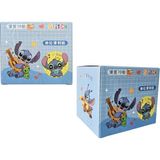 Disney Stitch Karakterli Okul Etiketi 20’li Set – Çocuklar Için Renkli Defter ve Kırtasiye Etiketi - Mavi - Açık Pembe