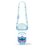Disney Stitch Lisanslı Omuz Askılı Pipetli Matara, 17,4 cm, Renkli